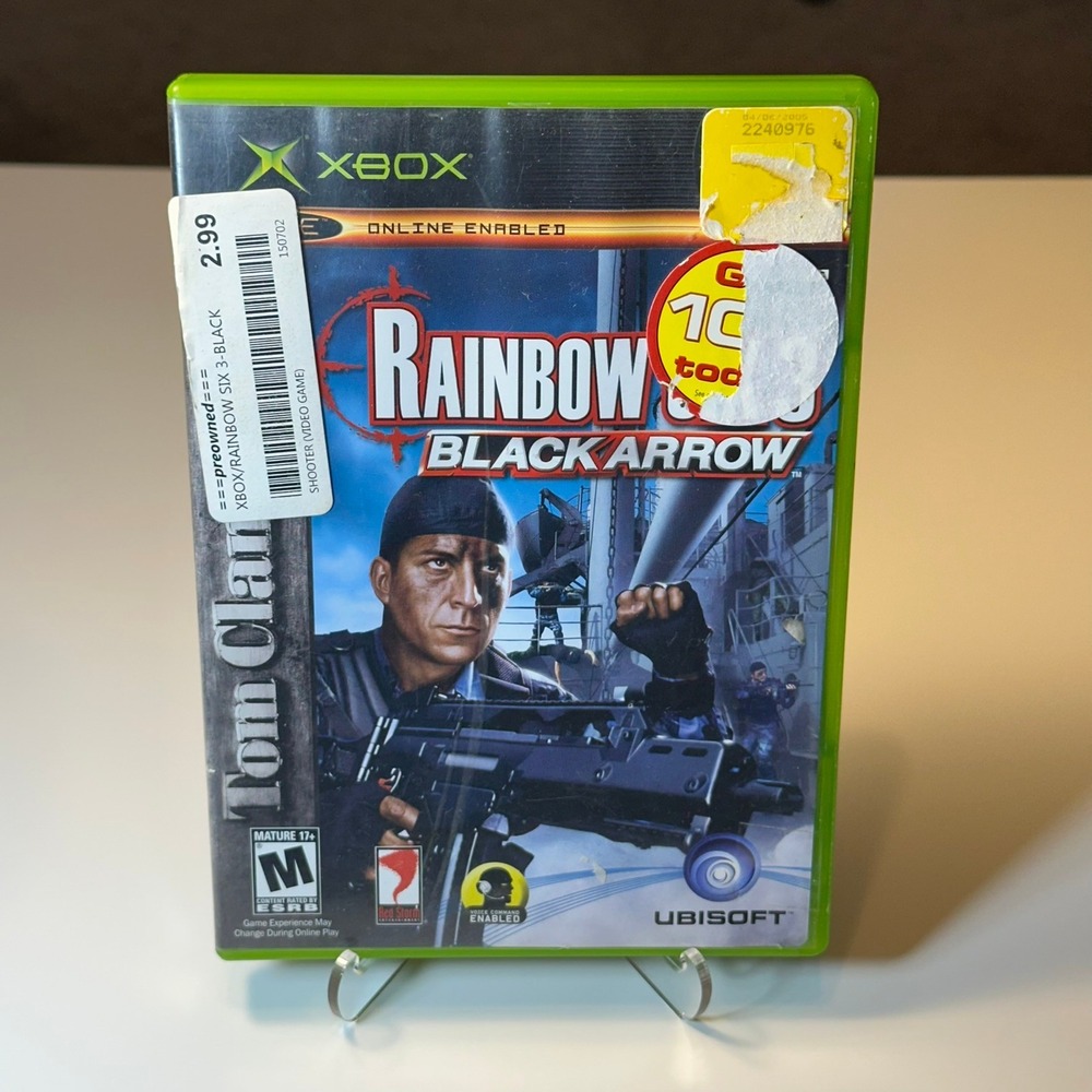 Ubisoft Rainbow Six 3‎ Black Arrow Xbox One Size Green Good Tactical Shooter